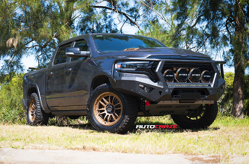 DODGE RAM KMC WRATH MATTE BRONZE