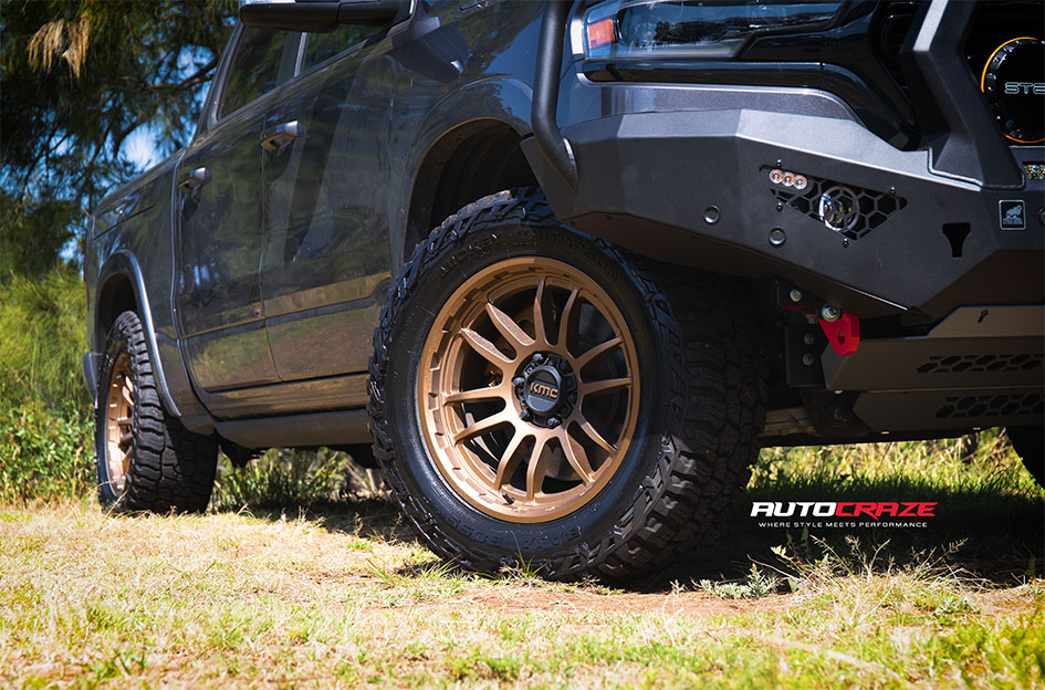 DODGE RAM KMC WRATH MATTE BRONZE