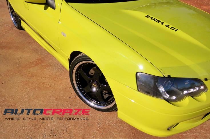FORD FALCON BA FR BLACK MACHINED LIP