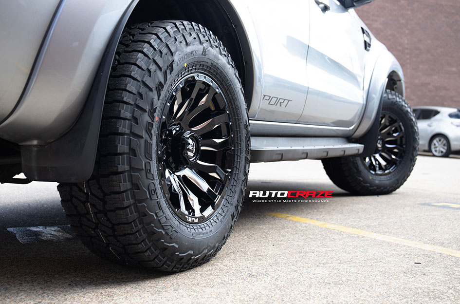 FORD EVEREST FUEL BLITZ GLOSS BLACK MILLED 