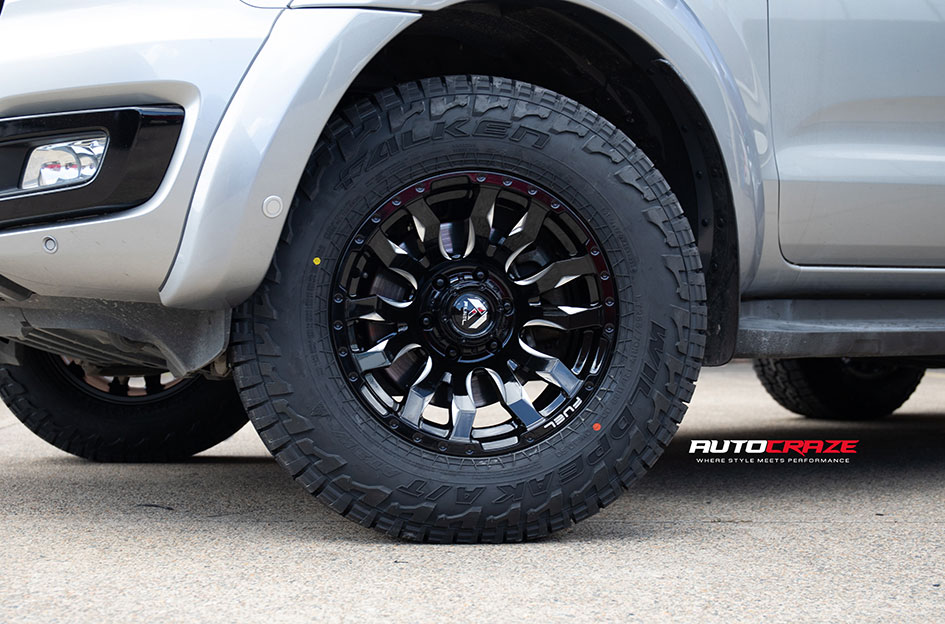 FORD EVEREST FUEL BLITZ GLOSS BLACK MILLED 