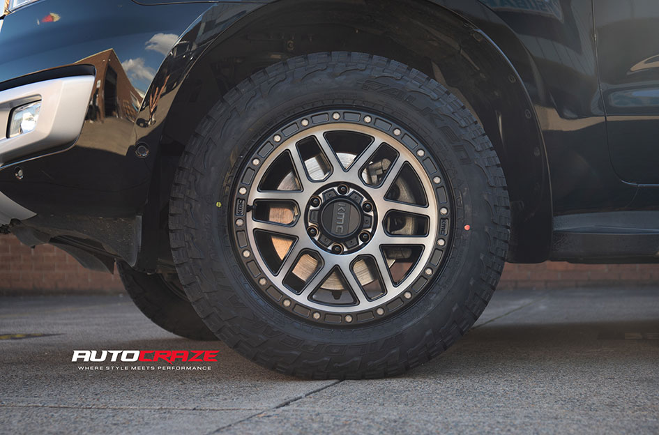 FORD EVEREST KMC MESA KM544 SATIN BLACK W/ GRAY TINT