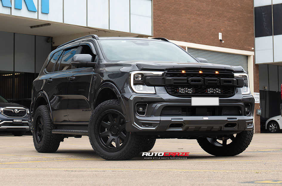 FORD EVEREST NEXT GEN BLACK RHINO BAKER MATTE BLACK