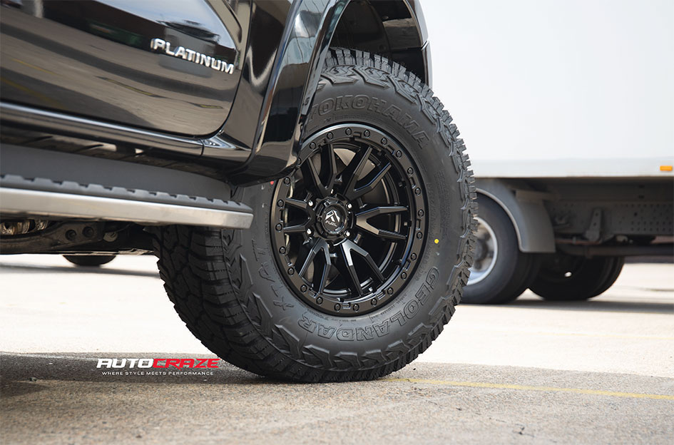 FORD EVEREST NEXT GEN FUEL REBEL 6 MATTE BLACK 