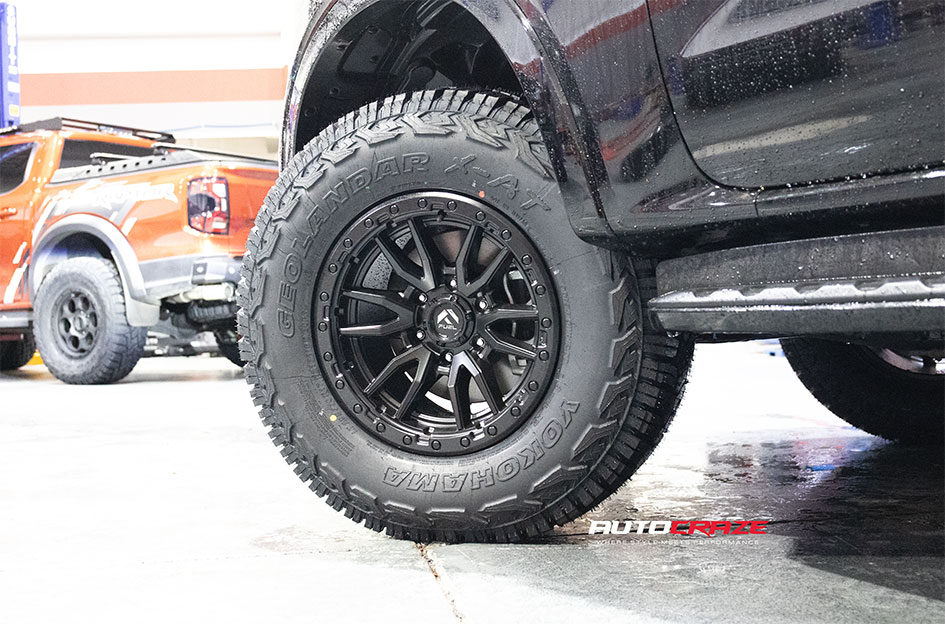 FORD EVEREST NEXT GEN FUEL REBEL 6 MATTE BLACK 