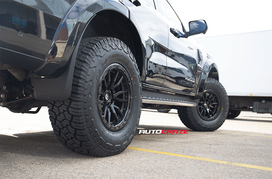 FORD EVEREST NEXT GEN FUEL REBEL 6 MATTE BLACK 