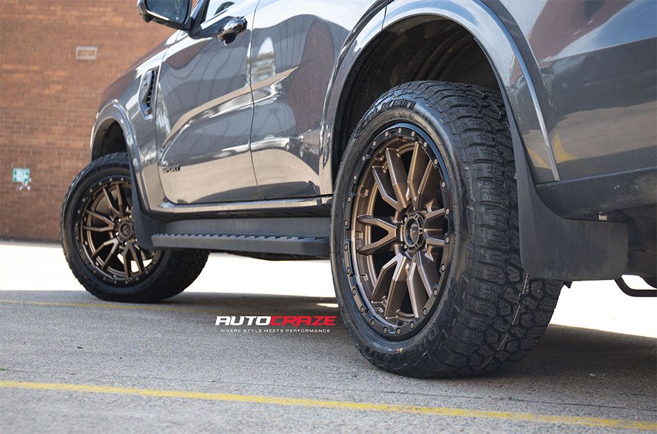 FORD EVEREST NEXT GEN FUEL REBEL 6 BRONZE W/ BLACK LIP