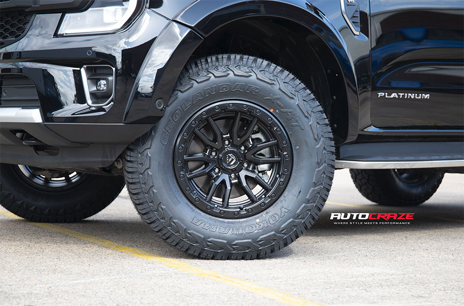 FORD EVEREST NEXT GEN FUEL REBEL 6 MATTE BLACK 