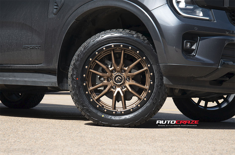 FORD EVEREST NEXT GEN FUEL REBEL 6 BRONZE W/ BLACK LIP