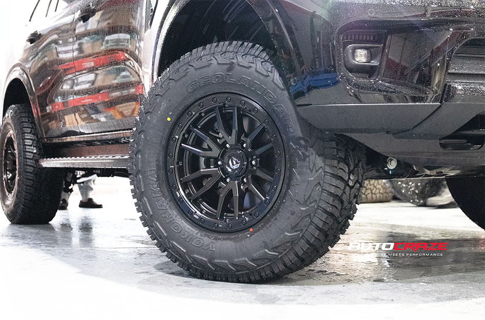 FORD EVEREST NEXT GEN FUEL REBEL 6 MATTE BLACK 