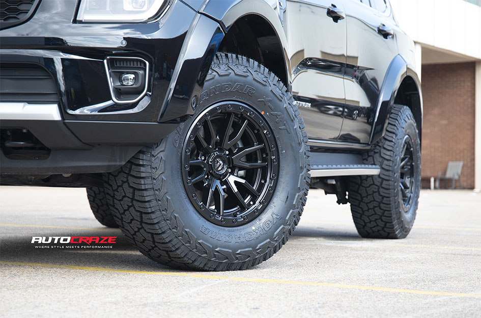 FORD EVEREST NEXT GEN FUEL REBEL 6 MATTE BLACK 