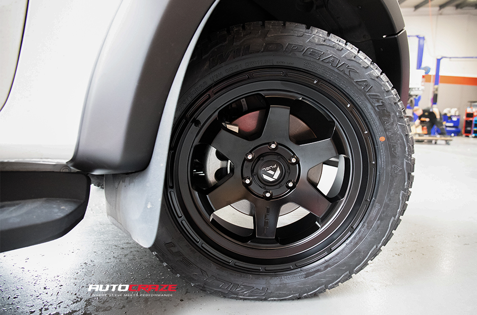 FORD EVEREST NEXT GEN FUEL SHOK MATTE BLACK