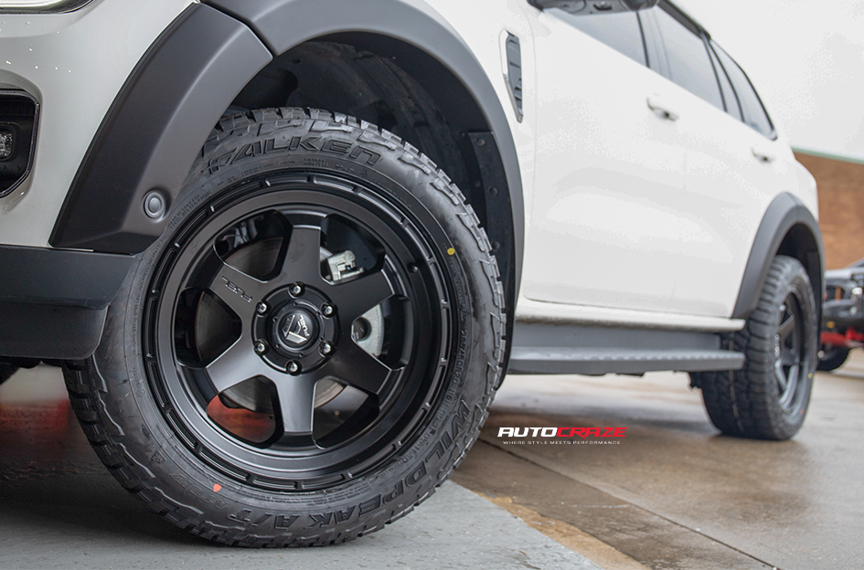 FORD EVEREST NEXT GEN FUEL SHOK MATTE BLACK