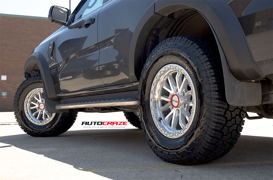 FORD EVEREST NEXT GEN NOMAD N133 SILVER MACHINED FACE
