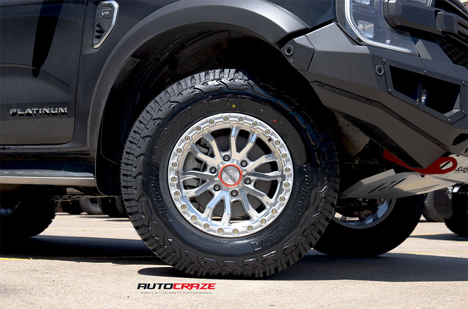 FORD EVEREST NEXT GEN NOMAD N133 SILVER MACHINED FACE
