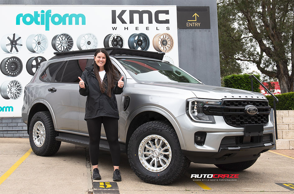 FORD EVEREST NEXT GEN NOMAD N133 SILVER MACHINED FACE