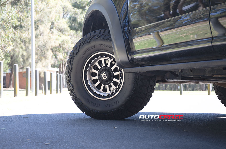 FORD F150 KMC OMEGA SATIN BLACK W/ BRONZE TINT