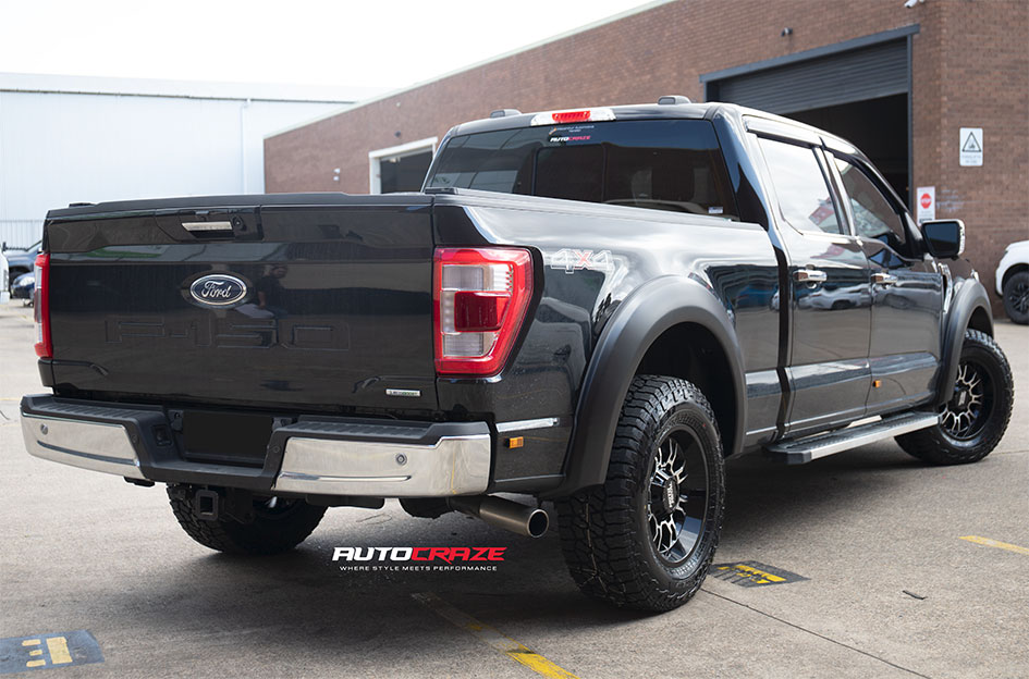 FORD F150 MOTO METAL MO810 LEGACY GLOSS BLACK MACHINED