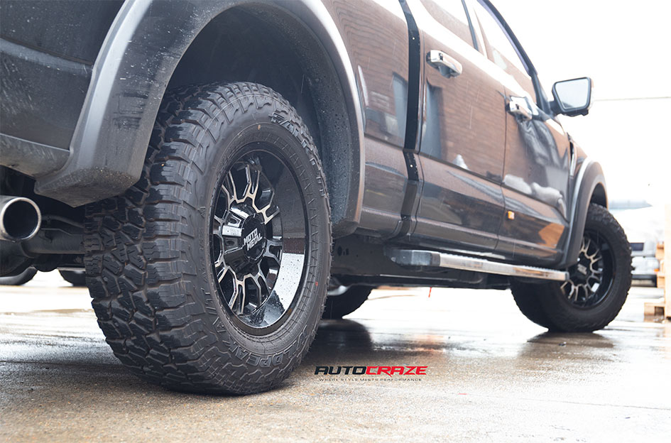 FORD F150 MOTO METAL MO810 LEGACY GLOSS BLACK MACHINED