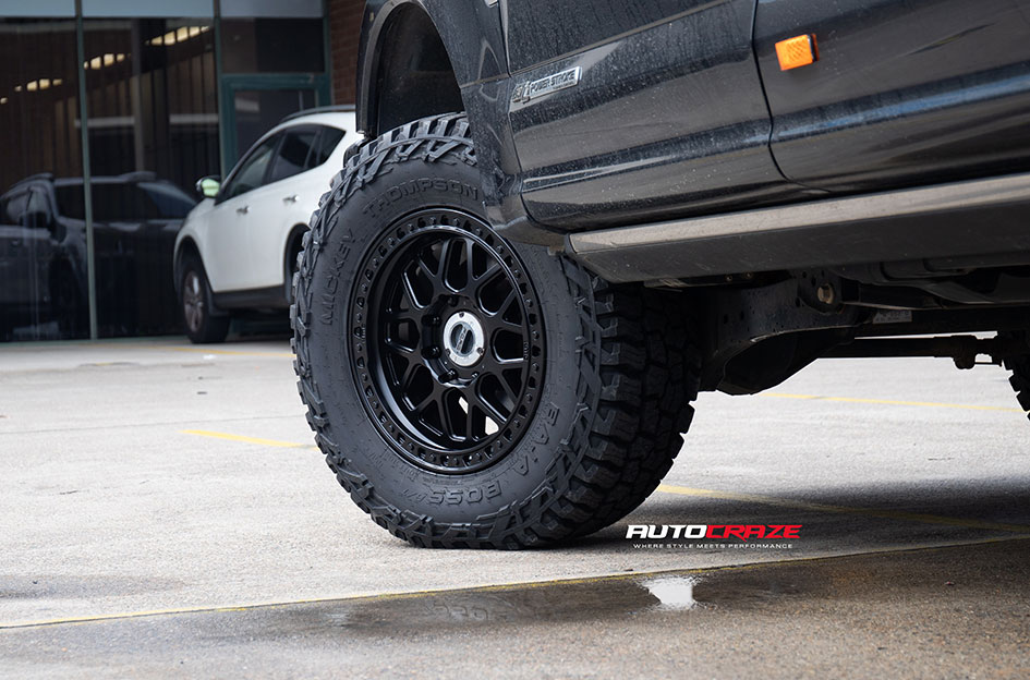 FORD F250 KMC GRS SATIN BLACK