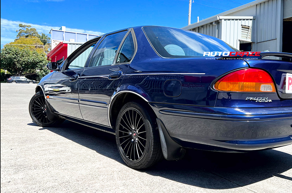 FORD FALCON INFORGED IFG36 BLACK MACHINED GROOVE 