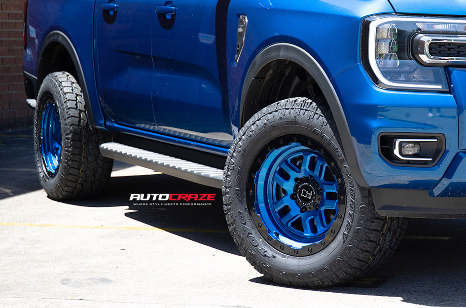 FORD RANGER NEXT-GEN BLACK RHINO BARSTOW DEARBORN BLUE BLACK RING
