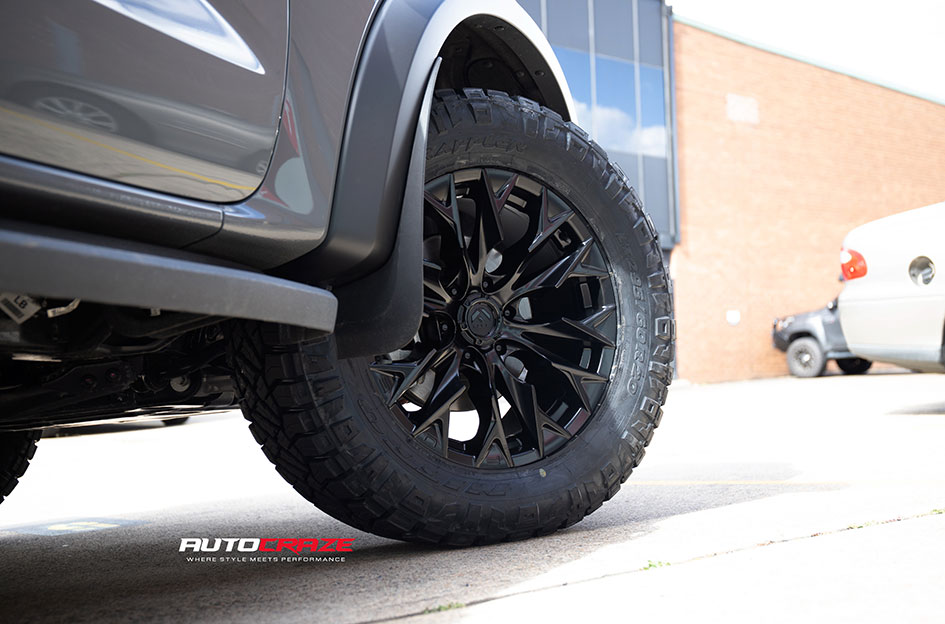 FORD NEXT-GEN RANGER RAPTOR FUEL FLAME 6 MATTE BLACK 