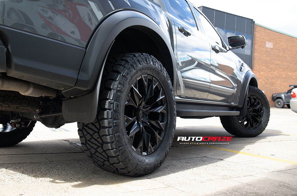 FORD NEXT-GEN RANGER RAPTOR FUEL FLAME 6 MATTE BLACK 
