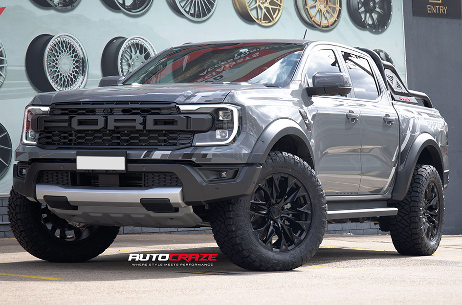 FORD NEXT-GEN RANGER RAPTOR FUEL FLAME 6 MATTE BLACK 
