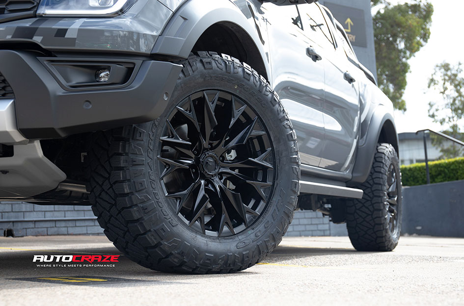 FORD NEXT-GEN RANGER RAPTOR FUEL FLAME 6 MATTE BLACK 