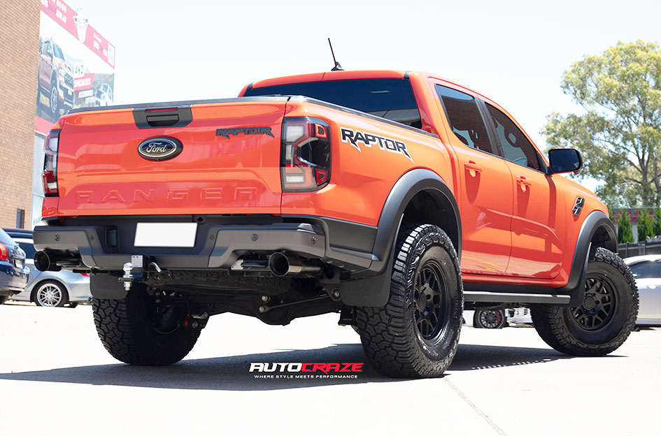 FORD NEXT-GEN RANGER RAPTOR KMC BULLY OL KM717 SATIN BLACK