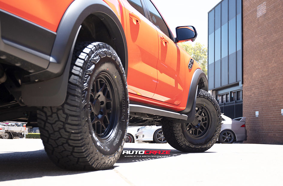 FORD NEXT-GEN RANGER RAPTOR KMC BULLY OL KM717 SATIN BLACK