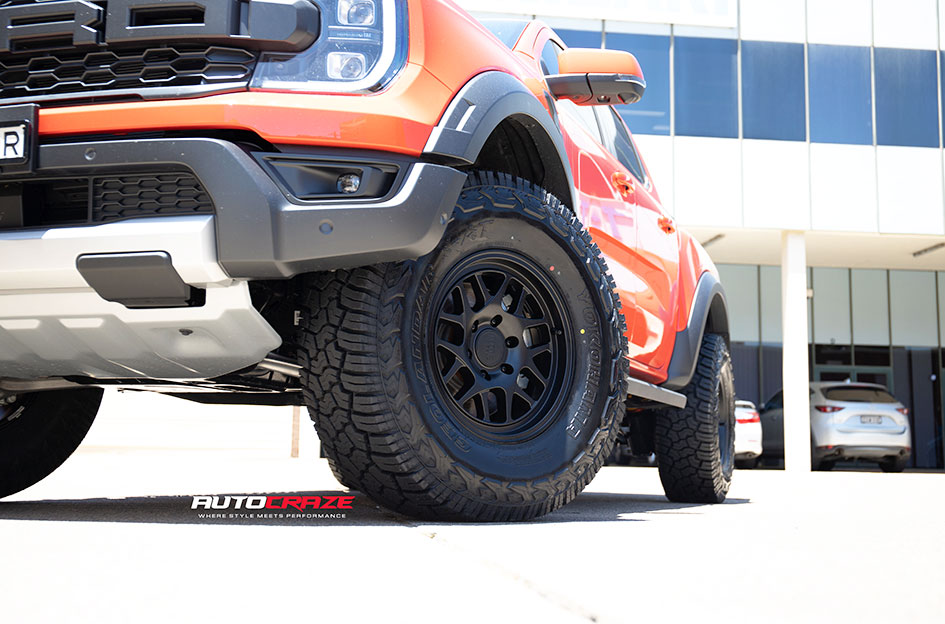 FORD NEXT-GEN RANGER RAPTOR KMC BULLY OL KM717 SATIN BLACK