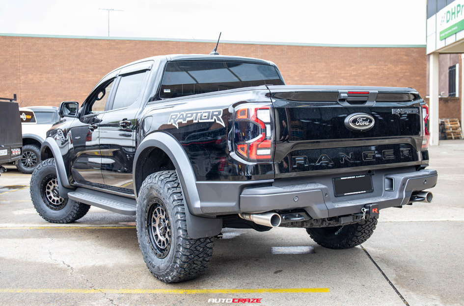 FORD RANGER RAPTOR NEXT GEN ROH ASSAULT MATT BLACK WITH BLACK BOLTS AND GRAPHITE FACE