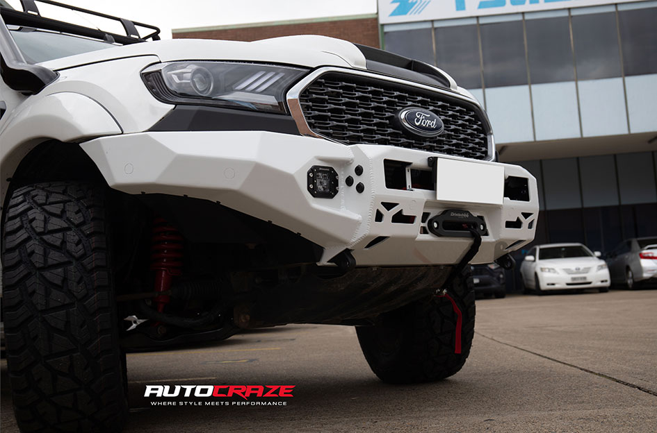 FORD RANGER BLACK RHINO MADNESS DARK TINT MACHINED FACE W/ MATTE BLACK LIP