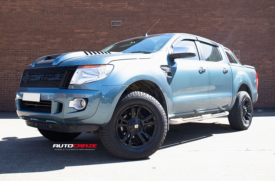 FORD RANGER DIESEL BROOKLYN MATT BLACK 