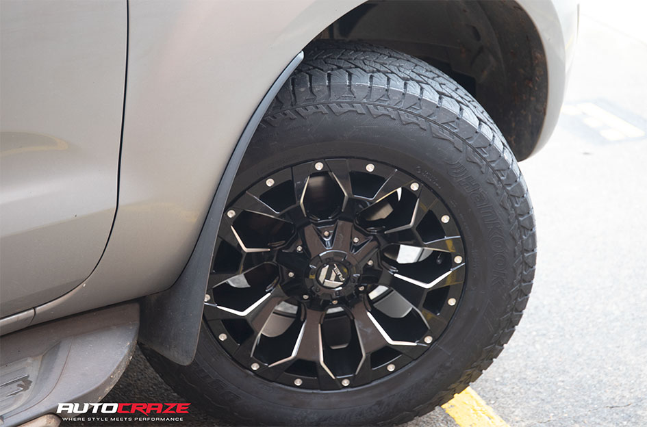 FORD RANGER FUEL ASSAULT MATTE BLACK MILLED 