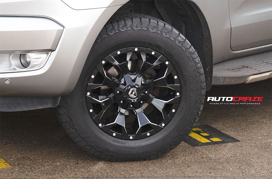 FORD RANGER FUEL ASSAULT MATTE BLACK MILLED 