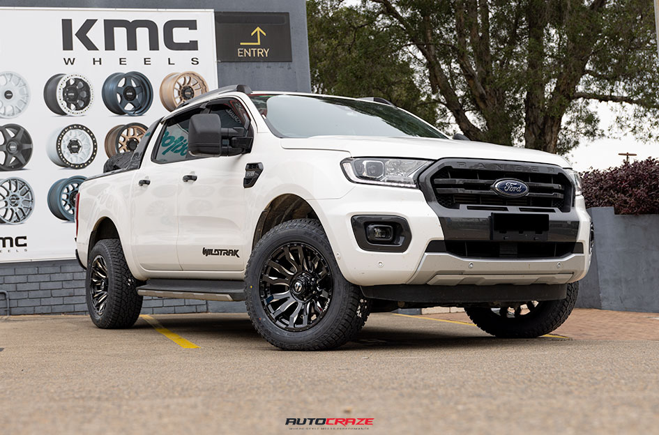 FORD RANGER FUEL BLITZ GLOSS BLACK MILLED 