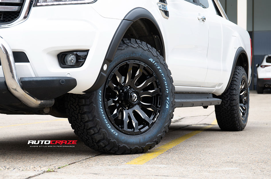 FORD RANGER FUEL BLITZ GLOSS BLACK MILLED 