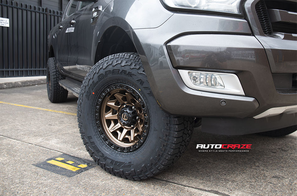 FORD RANGER FUEL COVERT BRONZE BLACK RING 