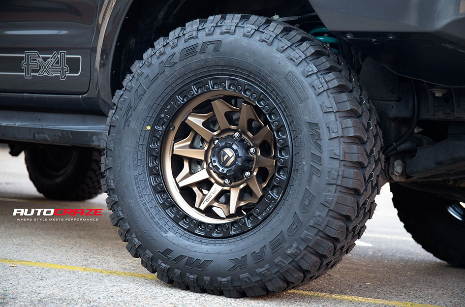 FORD RANGER FUEL COVERT BRONZE BLACK RING 
