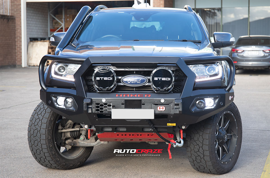 FORD RANGER FUEL MAVERICK GLOSS BLACK MILLED