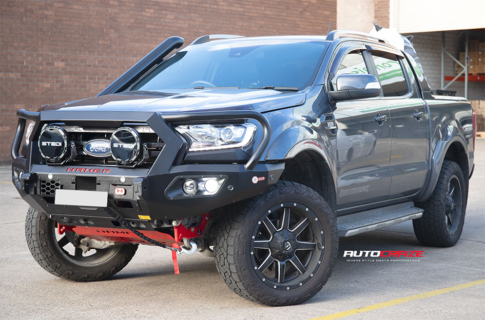 FORD RANGER FUEL MAVERICK GLOSS BLACK MILLED