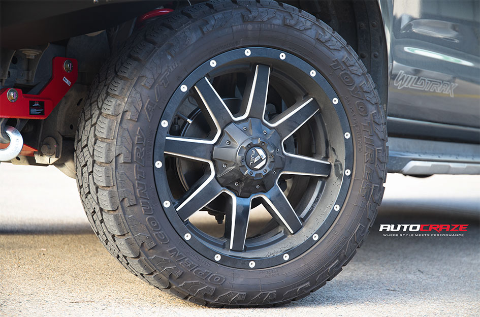 FORD RANGER FUEL MAVERICK GLOSS BLACK MILLED