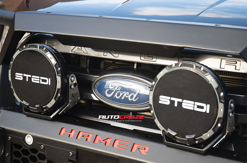 FORD RANGER FUEL MAVERICK GLOSS BLACK MILLED