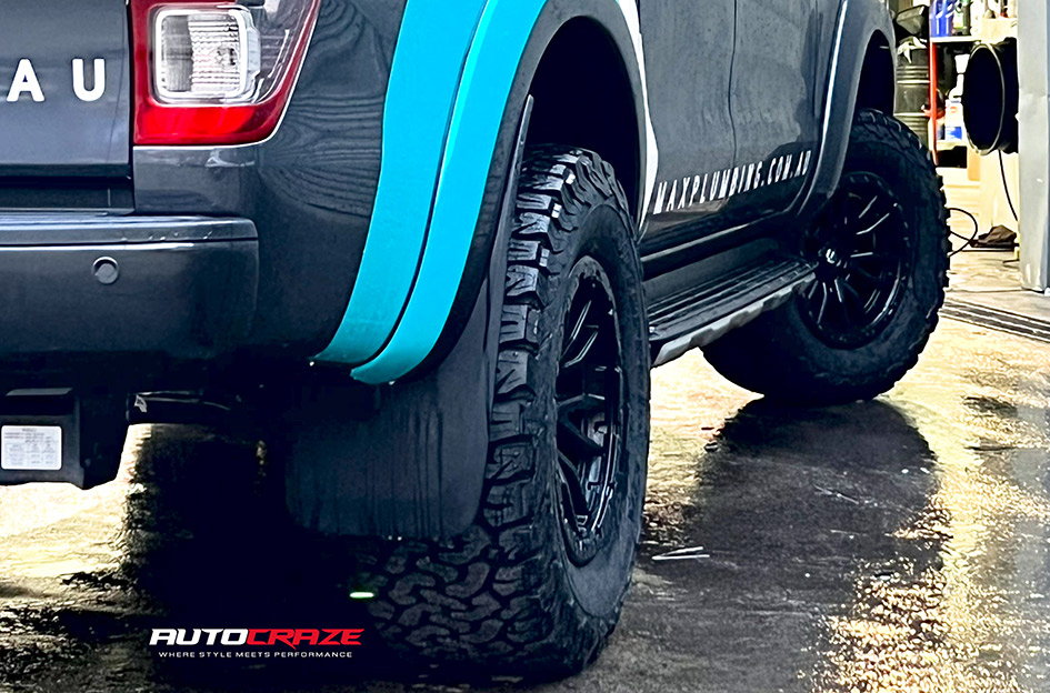 FORD RANGER FUEL REBEL MATTE BLACK 