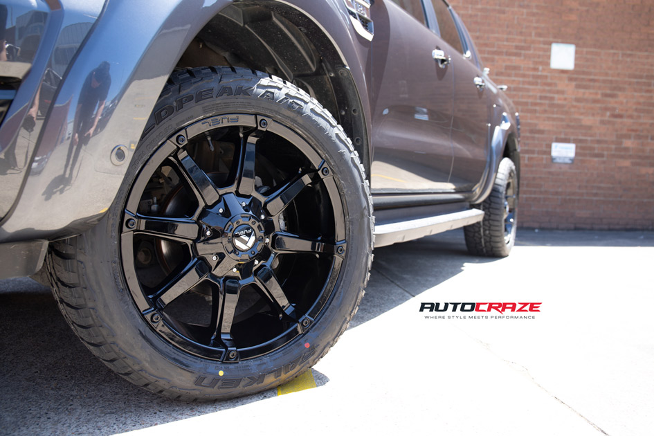 FORD RANGER FUEL COUPLER SATIN BLACK