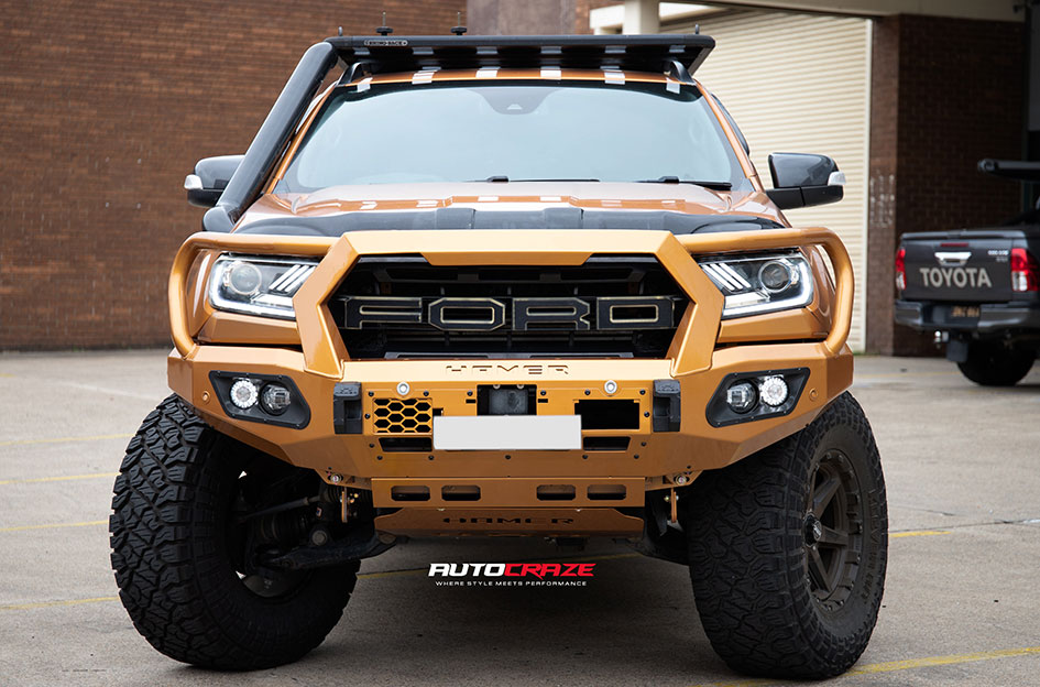 FORD RANGER KMC TEMPO SATIN BLACK W/ GRAY TINT