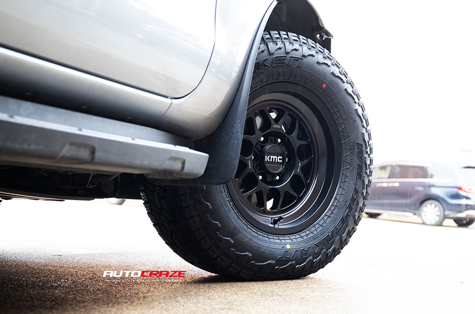 FORD RANGER KMC TERRA SATIN BLACK 